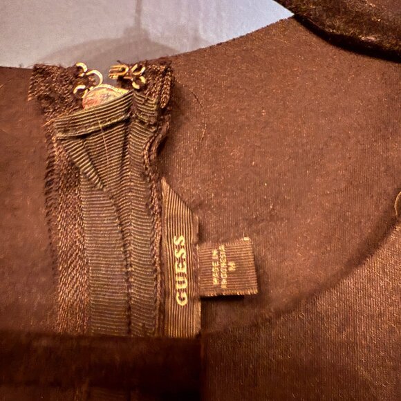 Brown Guess Zip-Back Dress - Picture 2 of 3